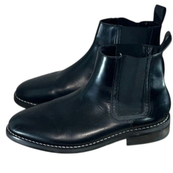 NEW Thursday Boot Co Duke Black Leather Chelsea Boots main image 5